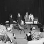 2/6 - Présentation du S52 en novembre 1980 lors du festival Sigma, à Bordeaux. En présence d'Alain Daniélou, André Kudelski et Claude Cellier.